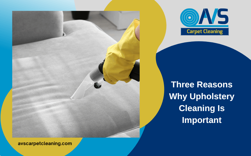 Three Reasons Why Upholstery Cleaning Is Important