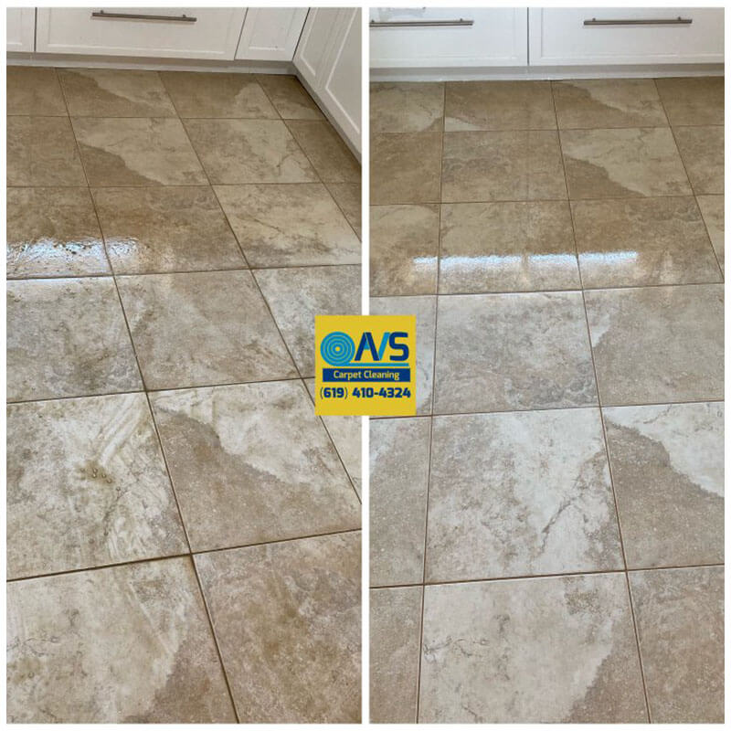 Before After Tile & Grout Cleaning Services