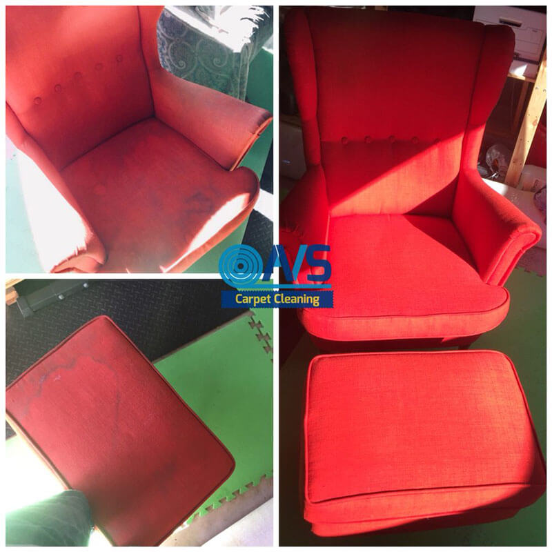 Before After Upholstery Cleaning Services