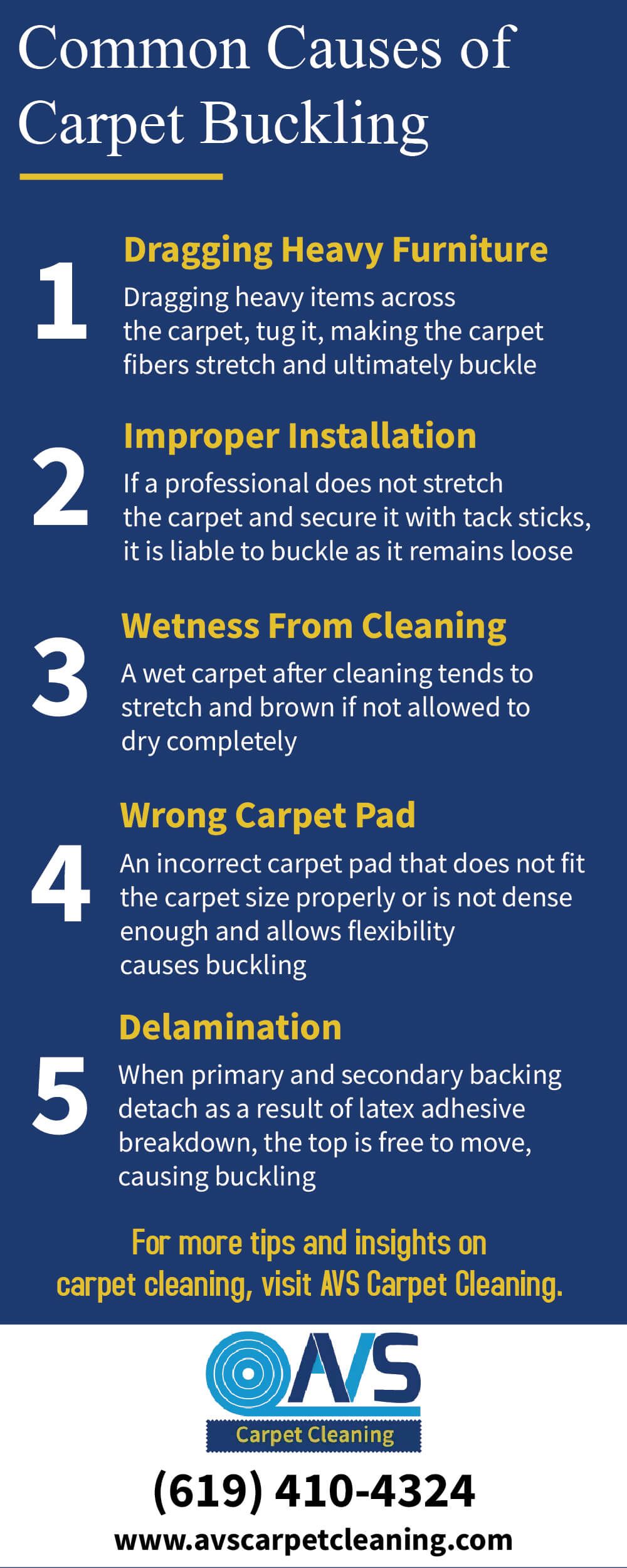 Common Causes of Carpet Buckling